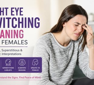 Right Eye Twitching Meaning for Females