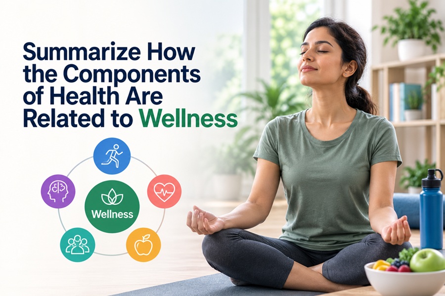 Summarize How the Components of Health Are Related to Wellness