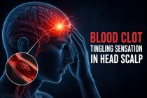 blood clot tingling sensation in head scalp