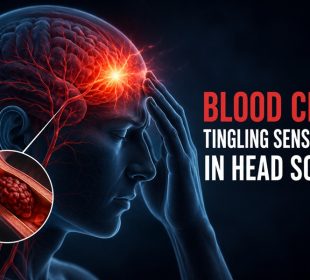 blood clot tingling sensation in head scalp