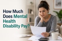 how much does mental health disability pay